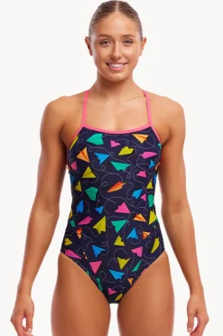 One Pieces|Funkita Fly Bye Swim Secure One Piece Navy/multi