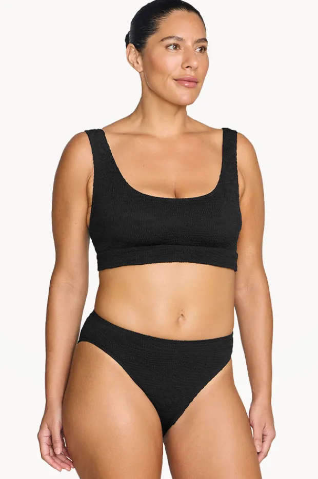Bikini Sets|Artesands Folium Jacquard Kahlo Crop Set Black