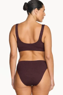 Bikini Sets|Artesands Folium Jacquard Kahlo Crop Set Cherry