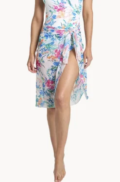 Sarongs|Jantzen Fresia Midi Mesh Sarong White