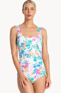One Pieces|Jantzen Fresia Pintuck One Piece White