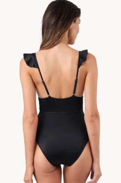 One Pieces|Une Piece Frill Classic One Piece BLACK