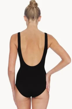 One Pieces|Jantzen Frill Cross Over One Piece Black