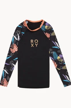 Rashies & Sunsuits|Roxy Girls Active Suntop Black/Multi