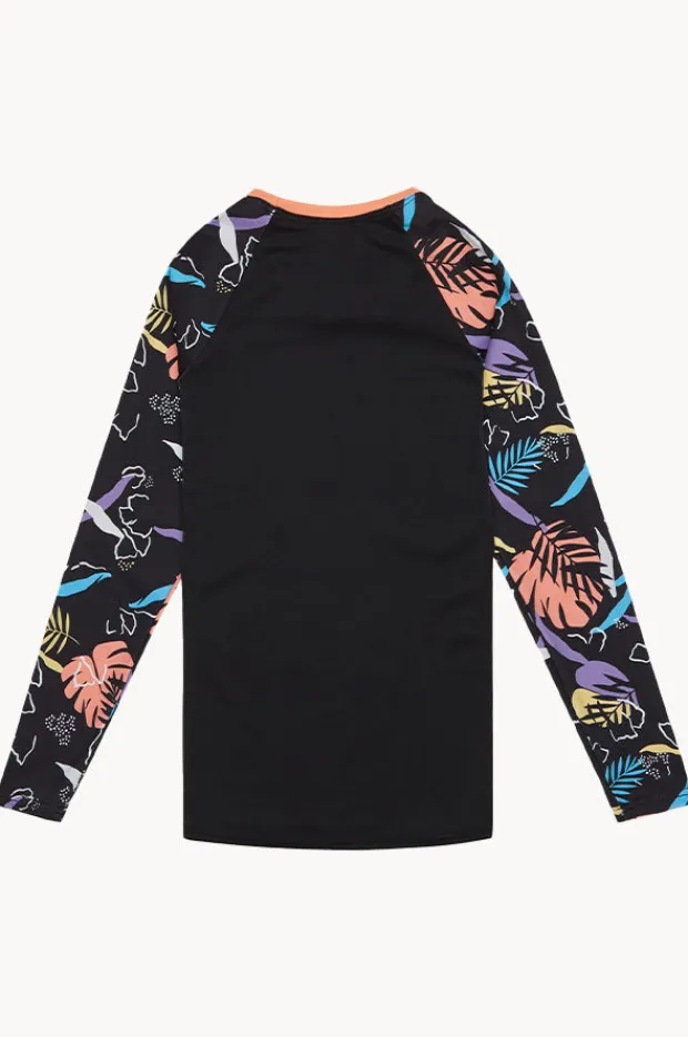 Rashies & Sunsuits|Roxy Girls Active Suntop Black/Multi