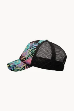 Hats|Roxy Girls Aquarella Honey Coconut Cap Black