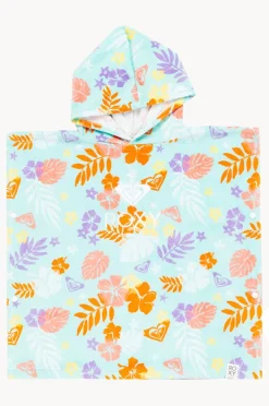 Towel Robes & Ponchos|Towel Robes & Ponchos|Roxy Girls Beach Bay Stay Magical Hooded Towel Beach glass