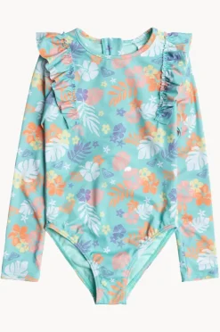 Rashies & Sunsuits|Roxy Girls Beach Bay Sunsuit Beach Glass