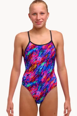 One Pieces|Funkita Girls Big Bang Diamond Back One Piece Multi