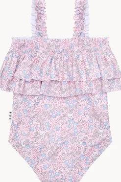One Pieces|Huxbaby Girls Bluebell Floral Frill One Piece Blossom