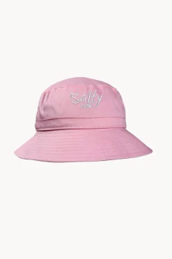 Hats|Salty Ink Girls Bucket Hat Pastel pink