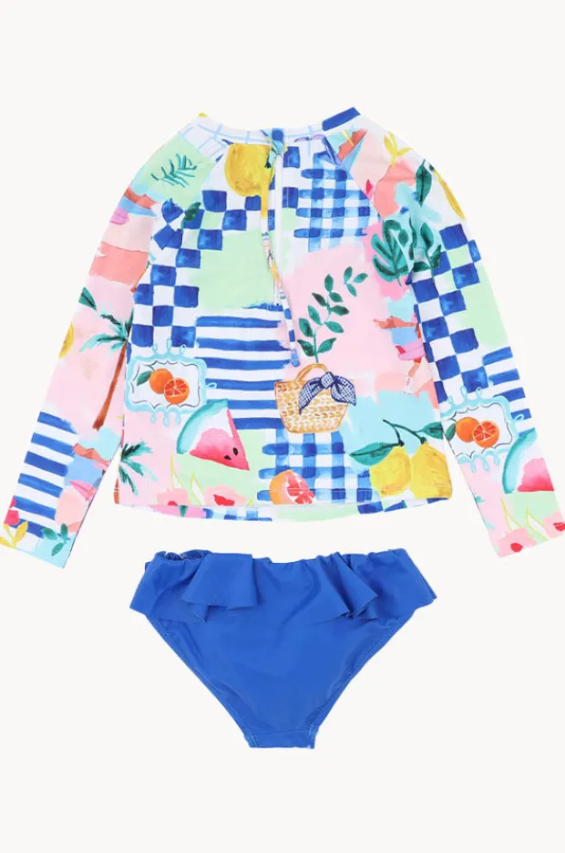 Rashies & Sunsuits|Minihaha Girls Camille Suntop Set Multi