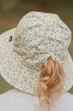 Hats|Bedhead Girls Charlotte Ponytail Bucket Hat Off White