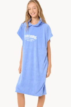 Towel Robes & Ponchos|Towel Robes & Ponchos|Rip Curl Girls Classic Surf Hooded Towel Blue