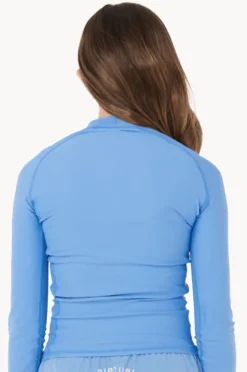 Rashies & Sunsuits|Rip Curl Girls Classic Surf Long Sleeve Suntop Blue