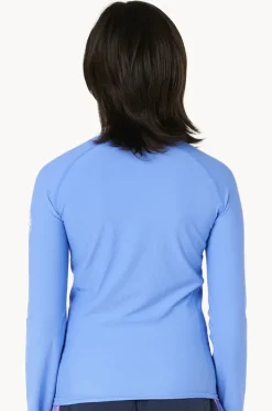 Rashies & Sunsuits|Rip Curl Girls Classic Surf Long Sleeve Suntop Cornflower
