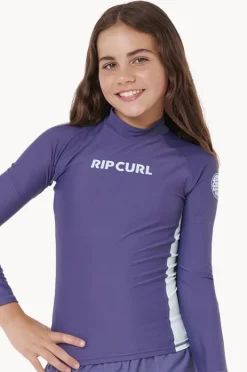 Rashies & Sunsuits|Rip Curl Girls Classic Surf Long Sleeve Suntop Navy
