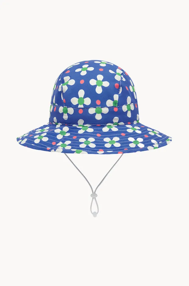 Hats|Babes In The Shade Girls Clover Sunhat Blue/white