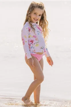 Rashies & Sunsuits|Minihaha Girls Connie Suntop Set Pink/Multi