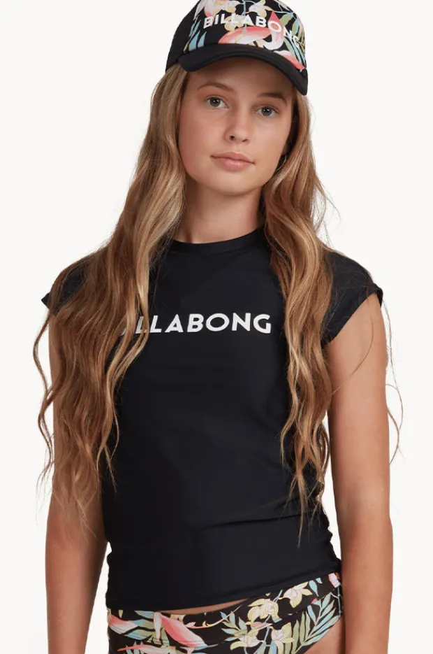 Rashies & Sunsuits|Billabong Girls Dancer Suntop BLACK
