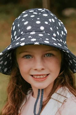 Hats|Bedhead Girls Dani Ponytail Bucket Hat Dark Navy