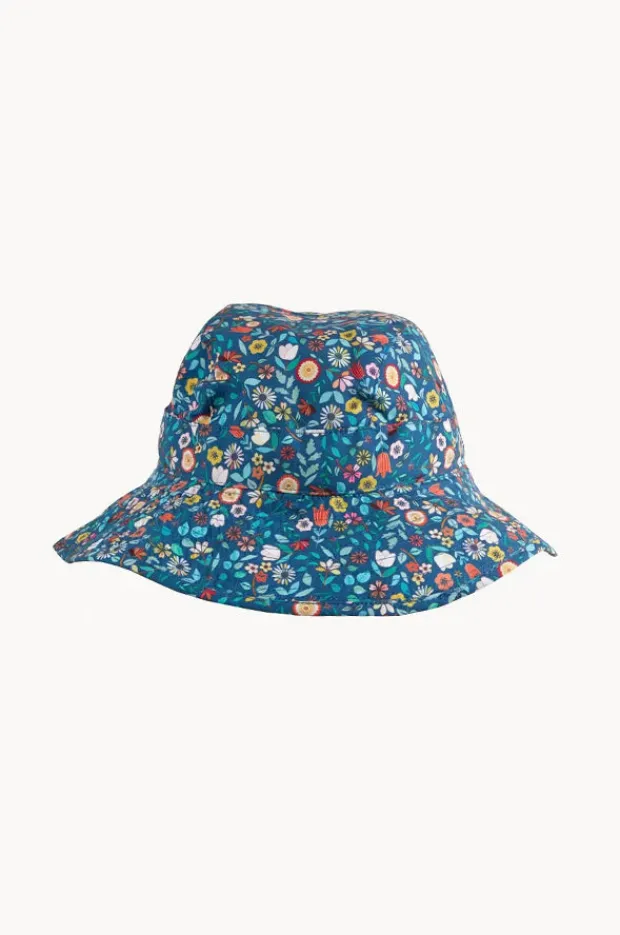 Hats|Babes In The Shade Girls Ditsy Sunhat Blue