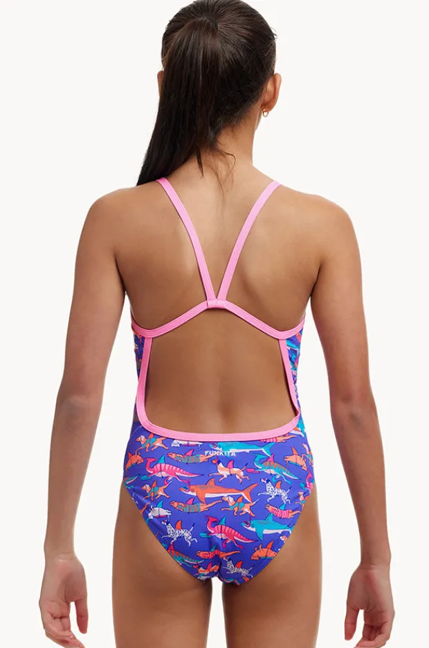 One Pieces|Funkita Girls Single Strap One Piece Doggie paddle