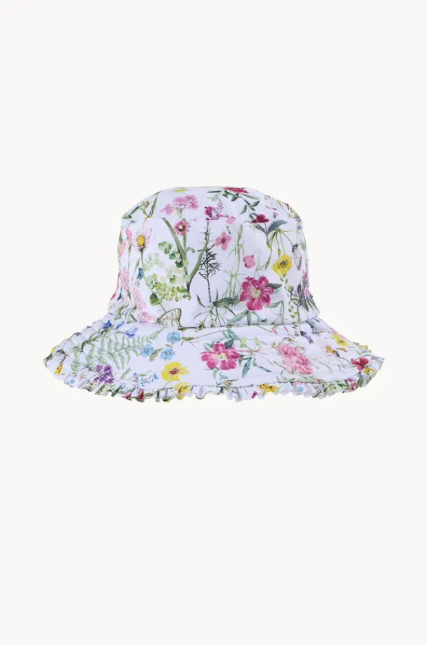 Hats|Minihaha Girls Eden Sun Hat Blue/Natural