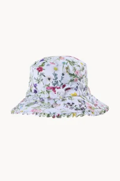 Hats|Minihaha Girls Eden Sun Hat Blue/Natural