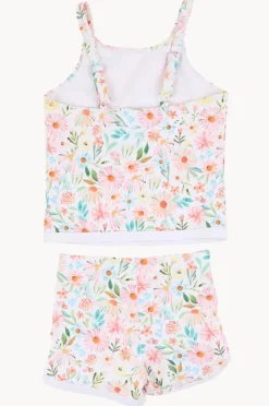 Tankini Sets|Minihaha Girls Eliana Tankini Set Blue/Natural