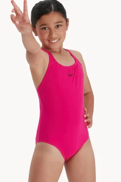 One Pieces|Speedo Girls Essential Endurance Medalist One Piece Hot pink