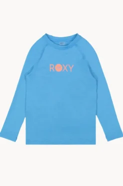 Rashies & Sunsuits|Roxy Girls Essential Long Sleeve Suntop Blue
