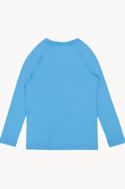 Rashies & Sunsuits|Roxy Girls Essential Long Sleeve Suntop Blue