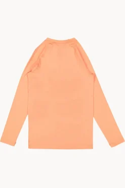 Rashies & Sunsuits|Roxy Girls Essential Long Sleeve Suntop Coral