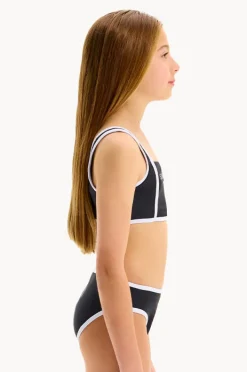 Bikini Sets|Seafolly Girls Girls Essentials Crop Set Black