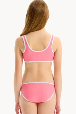 Bikini Sets|Seafolly Girls Girls Essentials Crop Set Bubblegum