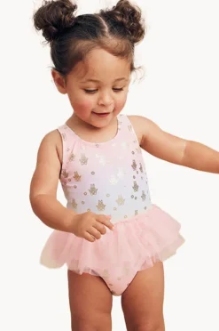 One Pieces|Huxbaby Girls Fairy Bunny Ballet One Piece Rainbow