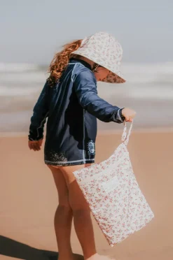Hats|Bedhead Girls Floral Ponytail Bucket Sunhat Cream