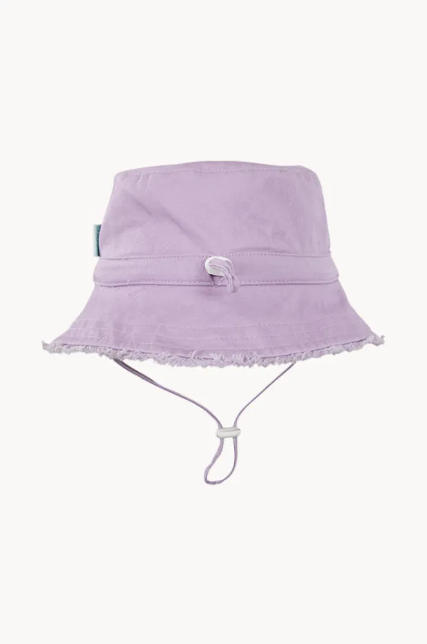 Hats|Acorn Girls Frayed Bucket Hat Lavender
