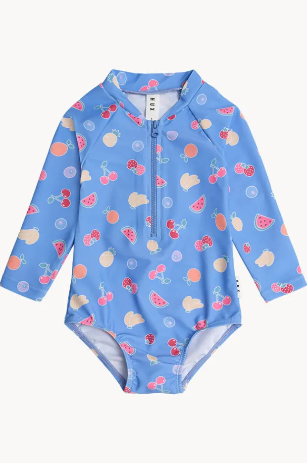 Rashies & Sunsuits|Huxbaby Girls Fruit Emoji Sunsuit Sea