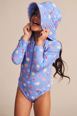 Hats|Huxbaby Girls Fruit Emoji Swim Hat Sea