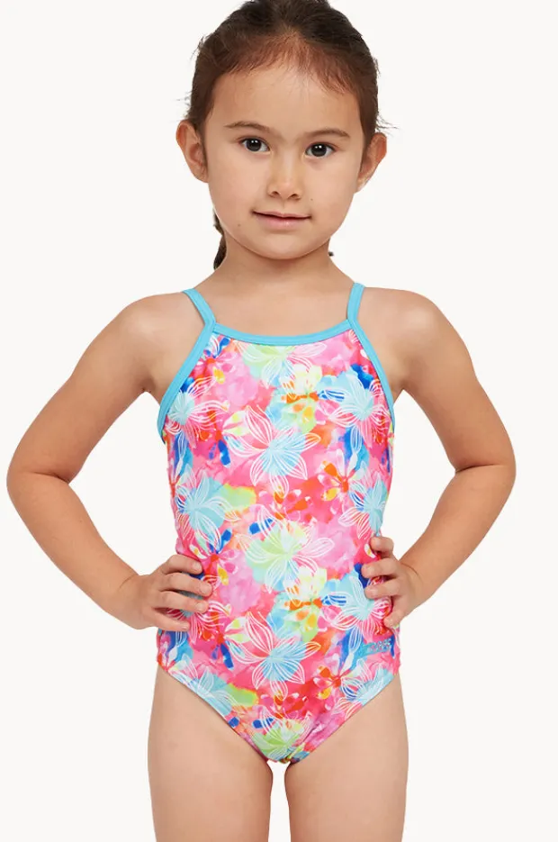 One Pieces|Zoggs Girls Gala Yaroomba Floral One Piece Multi
