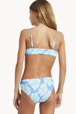 Bikini Sets|Billabong Girls Happy Hibiscus Crop Set Blue