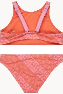 Bikini Sets|Roxy Girls Heart N Soul Crop Set Ember