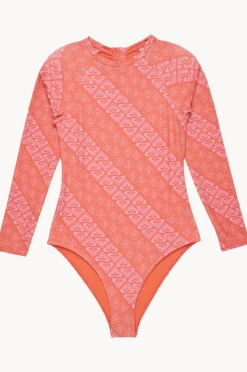 Rashies & Sunsuits|Roxy Girls Heart N Soul Sunsuit Ember