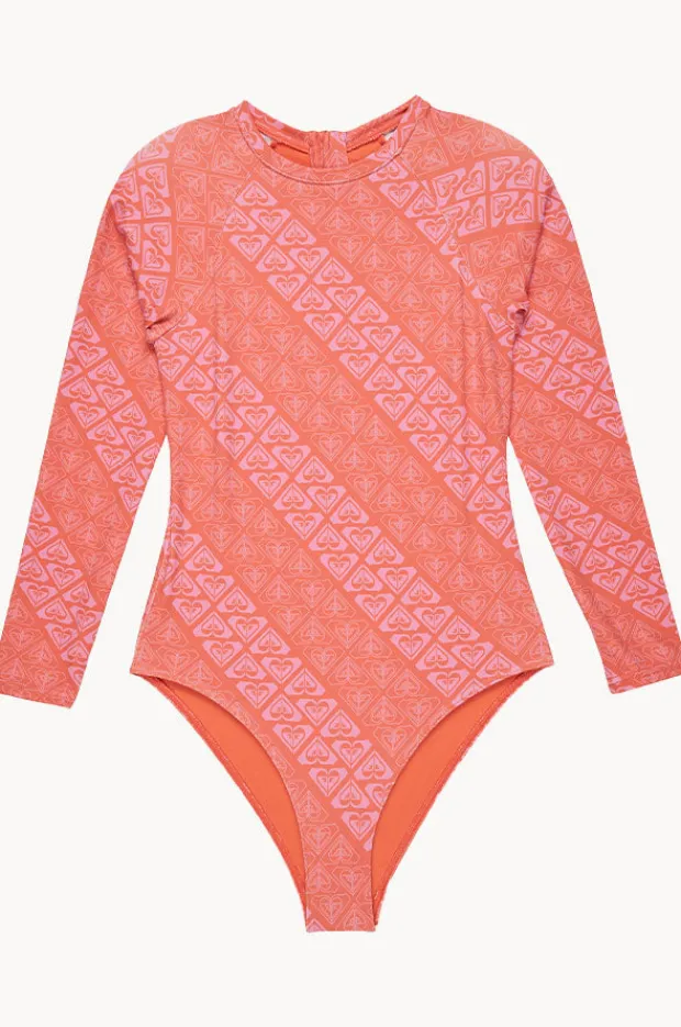 Rashies & Sunsuits|Roxy Girls Heart N Soul Sunsuit Ember