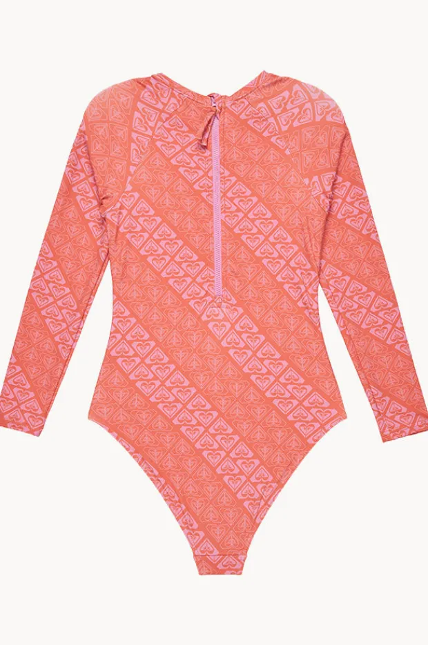 Rashies & Sunsuits|Roxy Girls Heart N Soul Sunsuit Ember