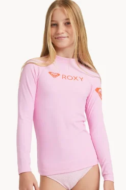 Rashies & Sunsuits|Roxy Girls Heater Long Sleeve Suntop Bonbon