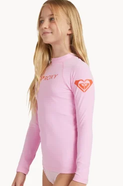 Rashies & Sunsuits|Roxy Girls Heater Long Sleeve Suntop Bonbon