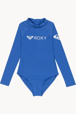 Rashies & Sunsuits|Roxy Girls Heater Long Sleeve Sunsuit Cobalt